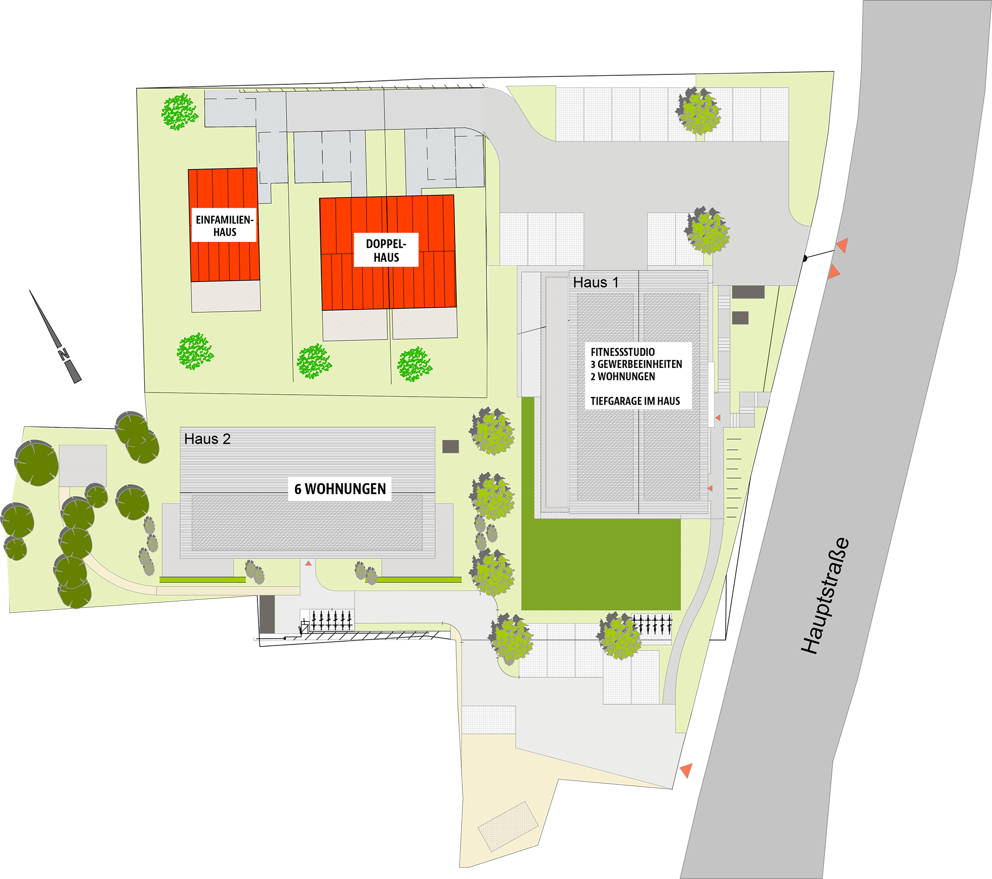 Possendorf-Lageplan